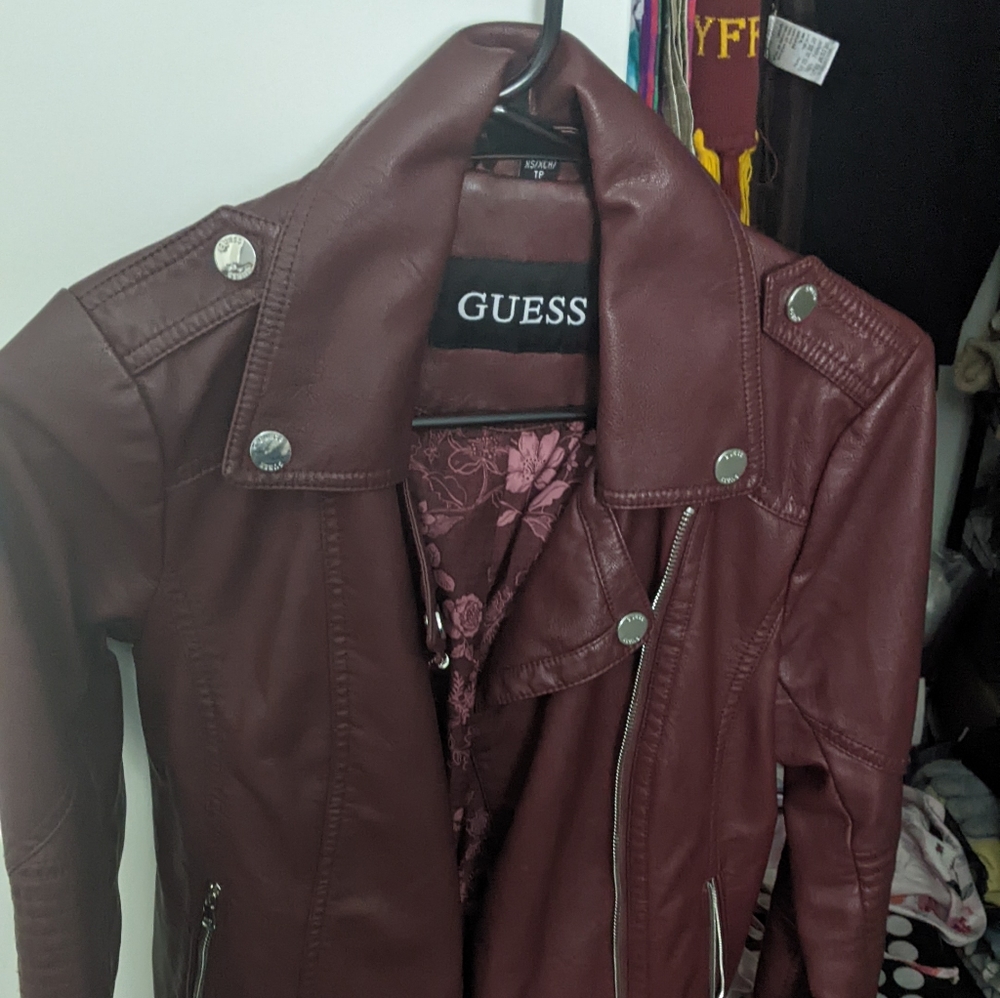 Faux Leather Jacket